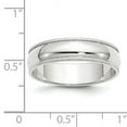 thumbnail image 4 of Primal Gold 10 Karat White Gold 6mm Milgrain Half Round Band Size 12, 4 of 7