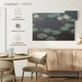 thumbnail image 5 of Elephant Stock Ninfee Rosa Wall Art - Horizontal Canvas Wall Art - Living Room Wall Decor - Floral And Botanical Canvas - Pink And Gray Decor By Claude Monet - 45" x 30", 5 of 8