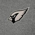 thumbnail image 2 of Men's Antigua  Heather Black Arizona Cardinals Subtle Quarter-Zip Top, 2 of 2