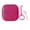A004- Hot Pink, variant on Portable Retainer Case with Brush and Retainer Remover - Includes 1 Dental Case, 1 Cleaning Brush, 1 Retainer Hook, Compact Design for Travel, Home Use - Suitable for Retainers, Dentures, Mouth Guard