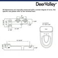 thumbnail image 6 of DeerValley Ultra-Slim Bidet Attachment for Toilet with Dual Nozzle,Non-Electric Self Cleaning Fresh Water Sprayer Bidets Toilet Seat for Feminine and Posterior Wash, White（DV-1B0095）, 6 of 8