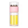 PEONAVET Vacuum Flask Tea Infuser Tea Infuser With Tea Filter Glass Tea Infuser Bottle Portable Tea Separator Tea Cup Double Glass Tea Infuser Bottle