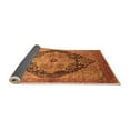 thumbnail image 2 of Ahgly Company Indoor Round Oriental Orange Industrial Area Rugs, 6' Round, 2 of 4