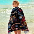thumbnail image 7 of Kbndieu Microfiber Beach Towel Oversized Clearance Extra Large Sand Free Blanket Lightweight Quick Dry Bath Pool Swim Towel for Travel, Swimming, Yoga, Camping 60"x30", 7 of 7
