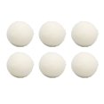 thumbnail image 3 of 6 uds bolas de secado de lana reutilizables amigables con la piel reducción estática ahorro de tiempo suavizante de telas bola para ropa lavandería 2,4 pulgadas, 3 of 12