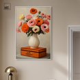 thumbnail image 3 of Beautiful Floral Vase and Box Canvas Print Fashion Art Prints by Art Remedy, White Frame, 30 x 45, 3 of 7