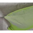 thumbnail image 4 of Set Of 2 Handmade Decorative Solid 100% Cotton Canvas Throw Pillow Covers, 11 Colors Available - (18"x18" 2 Pieces, Apple Green), 4 of 5