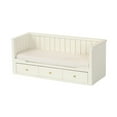 thumbnail image 2 of Joernso Miniature Single Bed for Dolls 1:12 Doll House Furniture Retro Wooden Mini Single Bed with 3 Drawers Model for Doll House Bedroom Decor, 2 of 7