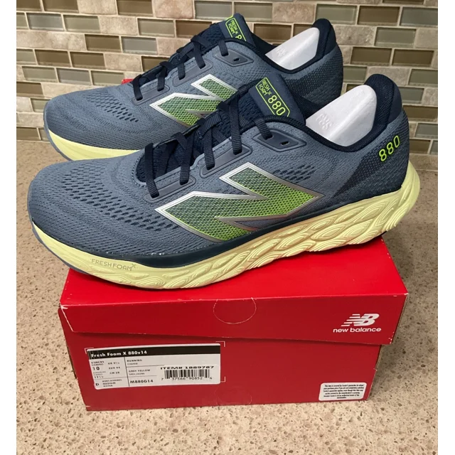 New Balance Mens Fresh Foam X 880v14 Sneakers Sz 10 US Womens 11.5 New