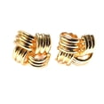 thumbnail image 2 of Clip-on Earrings Gold Cluster 1 inch Earrings, 2 of 4