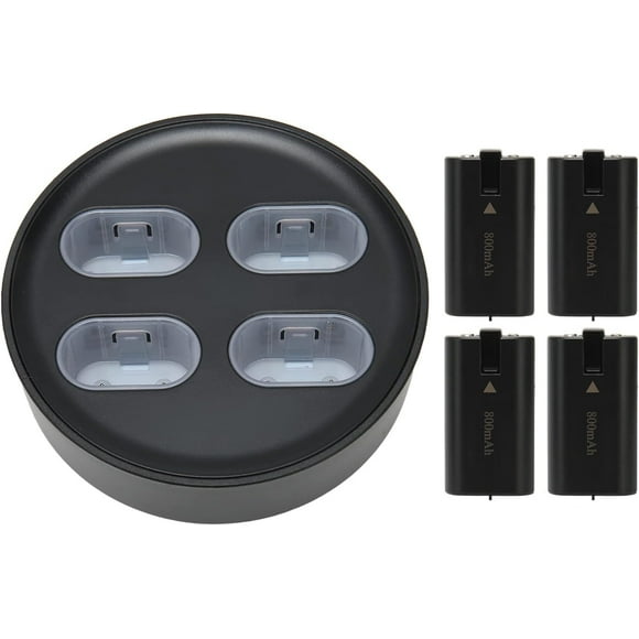AVEKI Rechargeable Battery Packs for Xbox One, One Controller Battery Pack, 4x800mAh Charger Station Rechargeable Battery Pack for Xbox One S X B0508
