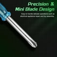 thumbnail image 4 of Uxcell 20pcs PH1 Mini Destornillador Phillips #1 1.8" Longitud Destornilladores 1" Acero al Carbono con Mango Ergonómico para Reparaciones DIY, Azul, 4 of 7