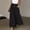 Black, variant on RYDCOT Women's Summer Solid Color Button High Waist Wide Leg Palazzo Pants with Pockets Pink