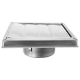 thumbnail image 1 of USHOBE 1 Set Square Exhaust Vent Cover Stainless Steel for Bathroom Ventilation and Kitchen Use, 1 of 8