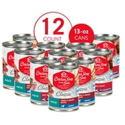 Angle View: Chicken Soup Classic Dog Multipack - Turkey & Bacon Recipe / Beef Recipe (12 x 13oz CASE)