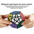 thumbnail image 4 of QiYi Megaminx Speed Cube, 3x3x3 Dodecahedron Puzzle Cube for All Ages, ABS Plastic Black, 4 of 5
