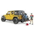 thumbnail image 3 of Bruder 02543 Jeep Wrangler Rubicon Unlimited w/ 1 Mountain Bike and Male Cyclist, 3 of 5