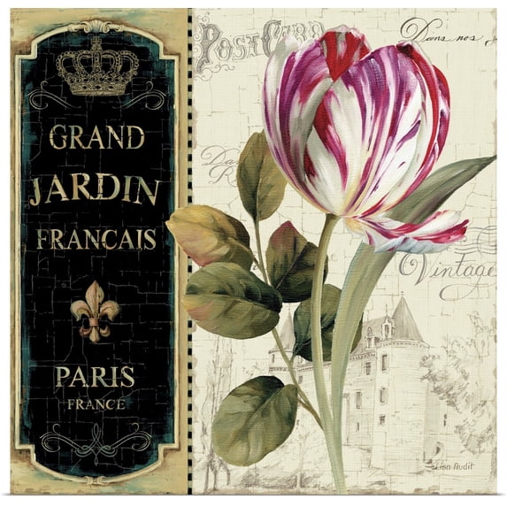 Great BIG Canvas | Rolled Lisa Audit Poster Print entitled Garden View II