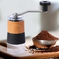 thumbnail image 1 of Molinillo de café manual perfecl con manivela de madera, 1 of 8