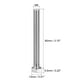 thumbnail image 2 of Tornillos hexagonales Uxcell M8 de 150mm de acero inoxidable 304, paquete de 2, 2 of 3