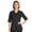 Black, variant on Women's Half Sleeve Contrast Trim Workwear Jacket, Navy, L