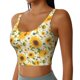thumbnail image 2 of Fotbe Beautiful Countryside Sunflower Sujetador Deportivo Largo sin Aros para Mujer con Almohadillas y Soporte Medio, Transpirable y Absorbente, Camiseta Tipo Chaleco o Tank Top-Small, 2 of 8