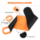 thumbnail image 3 of Par Muñequeras Elastica Gym Crossfit Pesas Correa De Soporte Xtellar Negro, 3 of 3