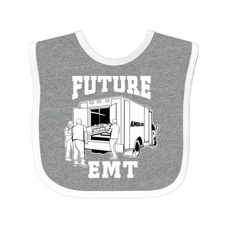

Inktastic Future EMT Ambulance Gift Baby Boy or Baby Girl Bib
