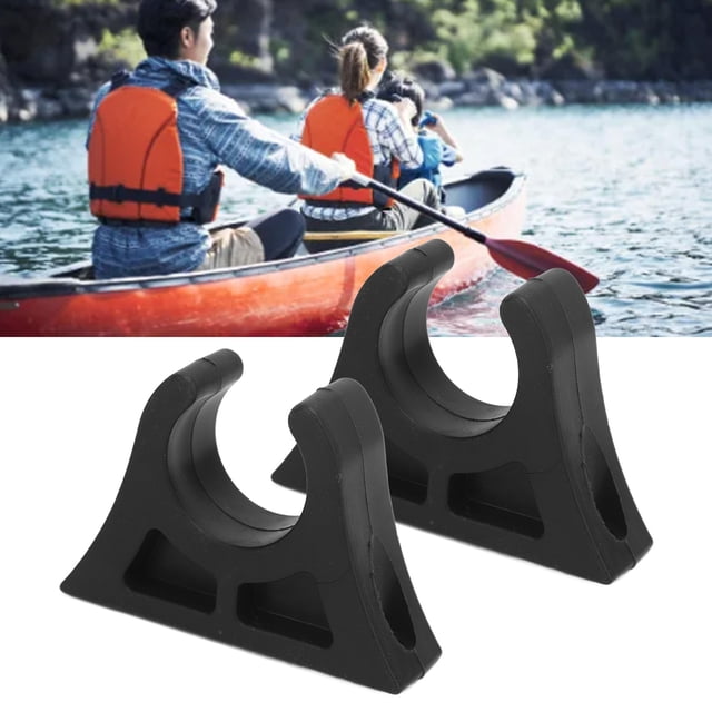 Kayak Canoe Boat Paddle Holder Clips Plastic Oar Keeper Rowing Boats Labor Saving Pole Set, for Efficiency Enhancing, with Premium Construction