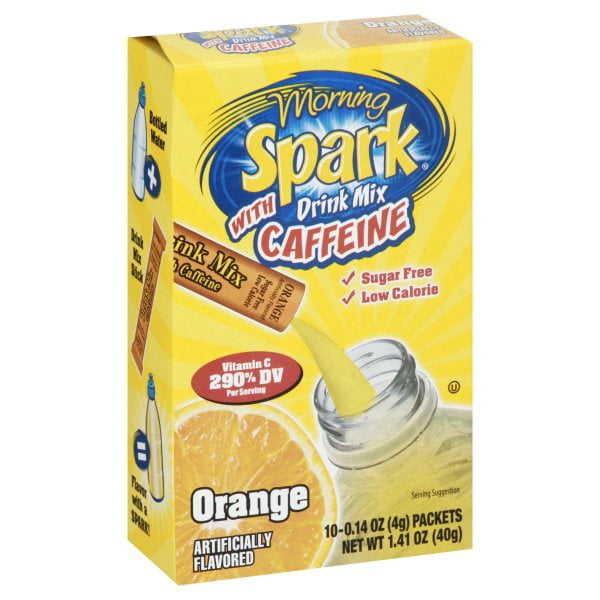 Orange Sugar Free Morning Spark Drink Mix (3 10CT Boxes; 30 Total Sticks)