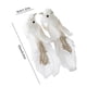 thumbnail image 4 of Pájaro Plumas Artificial Falso para Navidad () Blanco, 4 of 4