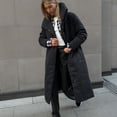 thumbnail image 4 of BangWanChi Lightweight Jacket Women Women's Casual Fashion Cotton Coat Long Coat Warm Loose Coat, 4 of 5