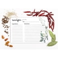 thumbnail image 4 of Inkdotpot Recipe Card 6x4 inch Single-Sided Recipe Design Cards White Greenery Recipe Cards Wedding-Bridal Shower-Baby Shower- Pack of 50, 4 of 6