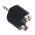 thumbnail image 3 of QDJZ 3.5mm Audio Male Jack Out Plug to 2 RCA Female Splitter Adapter Connector, 3 of 6