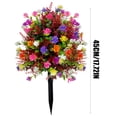 thumbnail image 4 of CY5O5ee 1PCS Artificial Flowers for Outdoors 17.7in Artificial SpikePlants Flowers Colorful Flowers Spring Decor for Porch Patio Home Yard Garden Window Box Pot Planters, 4 of 7
