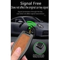 thumbnail image 6 of Key Fob Cover Compatible with Mitsubishi Outlander PHEV Pajero Sport L200 Delica Mini eK Colt Leather 3 Button 2025-2026 Keychain Case Holder Protector,2 Button Black, 6 of 9