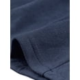 thumbnail image 5 of Chaqueta de gamuza sintética con cordón delantero abierto informal de manga larga para mujer Azul Oscuro XS, 5 of 5
