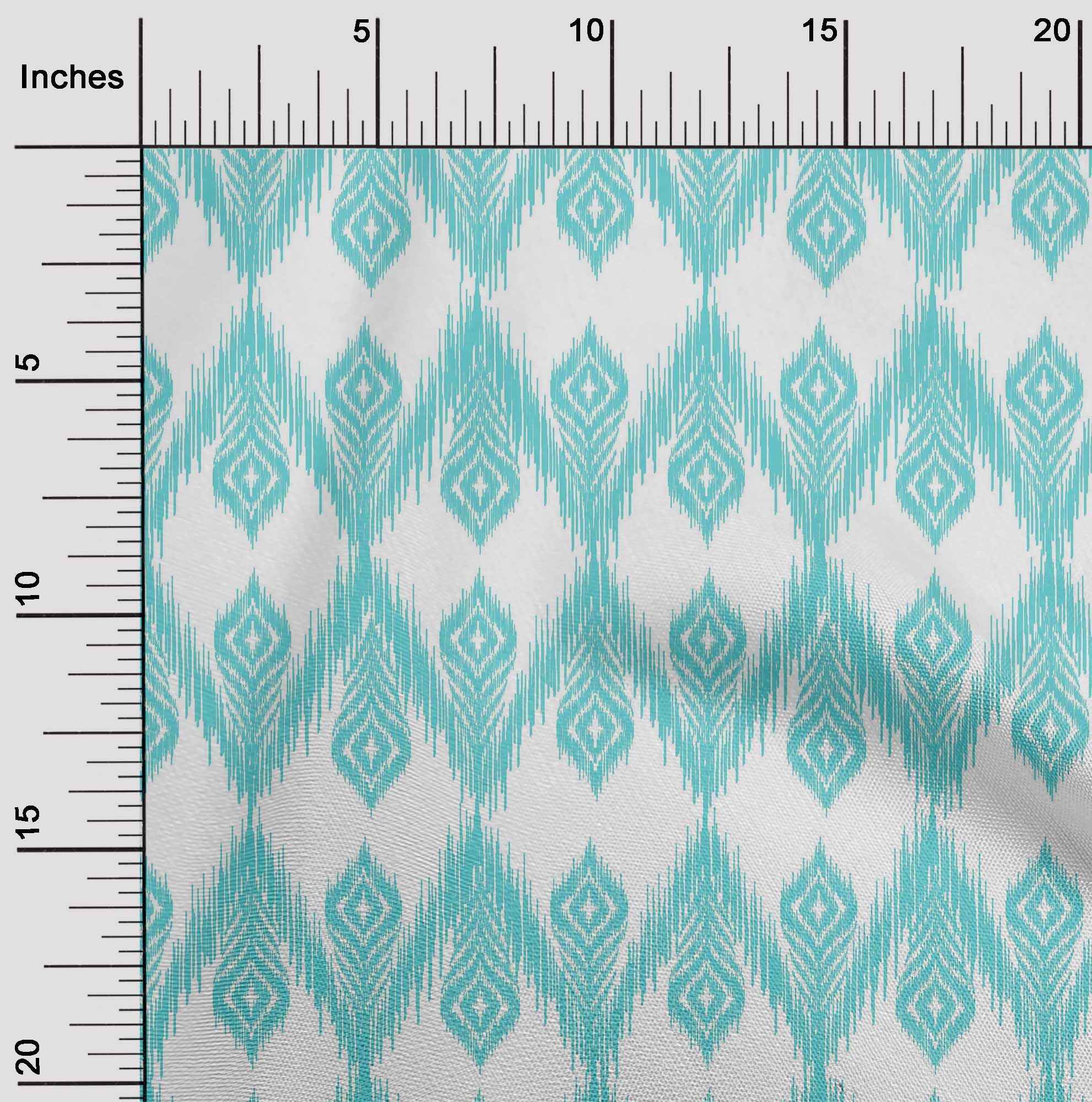 oneOone Silk Tabby Fabric Chevron Ikat Fabric Prints By Yard 42 Inch ...