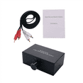 thumbnail image 3 of 4 Way Bi-Directional Stereo Audio Switch 1 In 4 Out or 4 In 1 Out L/R Jack Sound Channel Audio Switcher Selector, 3 of 9