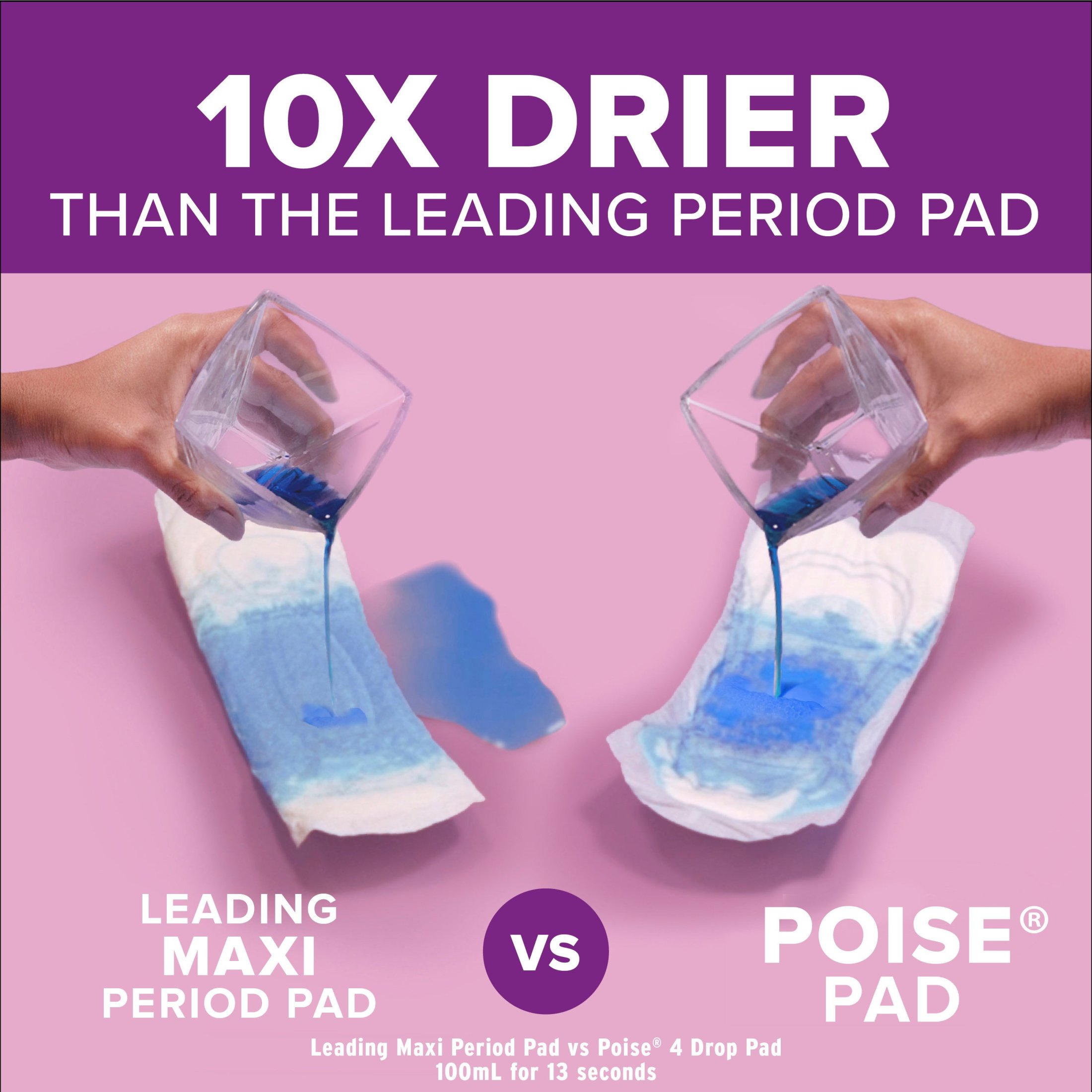 Poise Incontinence Pads for Women, 3 Drop, Light Absorbency, Regular, 30 Count - image 3 of 8