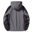 thumbnail image 4 of Breezora Veste Imperméable Résistante au Vent pour Femmes Imperméable Décontractée TTTG Taille Gris, 4 of 9