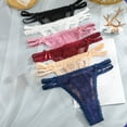 thumbnail image 3 of Calzoncillos adelgazantes Gibobby Ropa interior mujer Tangas Bragas encaje G String Tanga Stretch Low Rise Hipster （Negro， M), 3 of 5