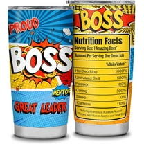 Best Boss Gifts for Men Women,Boss Day Gifts for Men Women,Going Away Gift for Boss,Funny Unique Boss Appreciation Gifts,Christmas Gifts for Boss Male Female 20oz Stainless Steel Tumbler