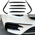 thumbnail image 4 of For Mercedes for Benz E-Class W213 Car Front Bumper Lip Splitter Fog Light Trim, 4 of 9
