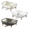 thumbnail image 4 of Drying Rack With Tilted Designs And Removable Utensils Holder Tableware Organizers For Countertop Or Sink, 4 of 9