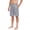 Gray, variant on Men's Soft Silk Boxers Luxury Mulberry Silk Underwear, Smooth Loungewear Satin Sleep Shorts 11" Inseam Pajama Bottom with Pockets for Home and Nightwear Size M-5XL White