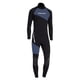 thumbnail image 4 of Traje de neopreno Cola de 1.5 mm para hombres de buceo de manga larga cuerpo completo Gris 3XL, 4 of 8