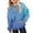 Sky Blue, variant on Mercatoo Oversized Gradient Color Hoodies for Girls Long Sleeve Cotton Pullover Hoodie Sweatshirts Trendy Cute Teen Kids Clothes