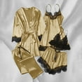 thumbnail image 2 of Turilly Women's Sleepwear Long Pants Pajama Sets Five Piece Set Home, 2 of 6