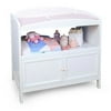 Delta - European-Style Changing Table with Doors, White